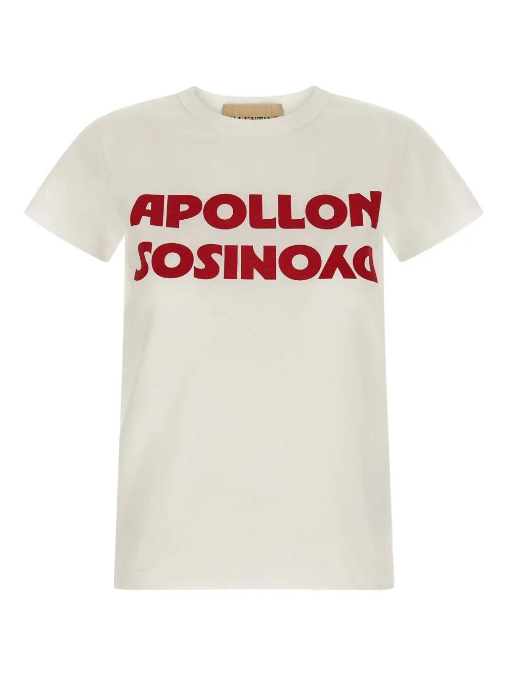 Valentino Garavani Apollon/Dionysus Print White Cotton Short Sleeve T-Shirt