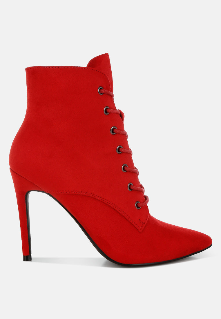 Agmati Lace Up Stiletto Boots-5